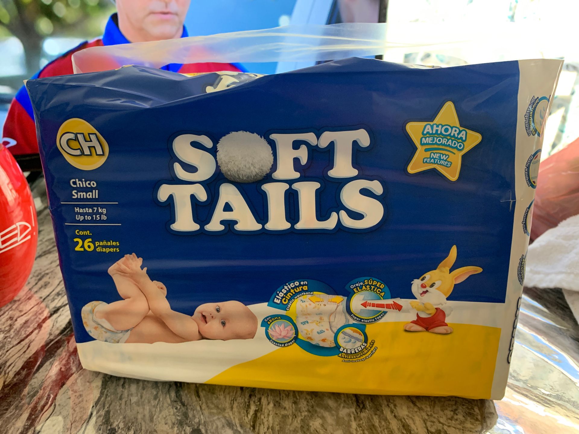 Soft tails diapers/panales