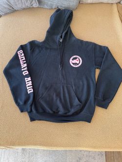 Pink Panther Get a Clue Hoodie Small Black Pink Graphic Pullover Sweatshirt