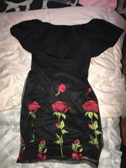 Off the shoulder dress