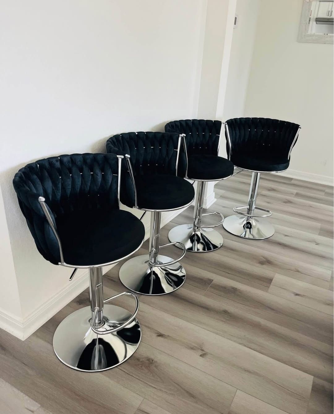 Set 4 Bar Stools (nuevos En Su Caja)