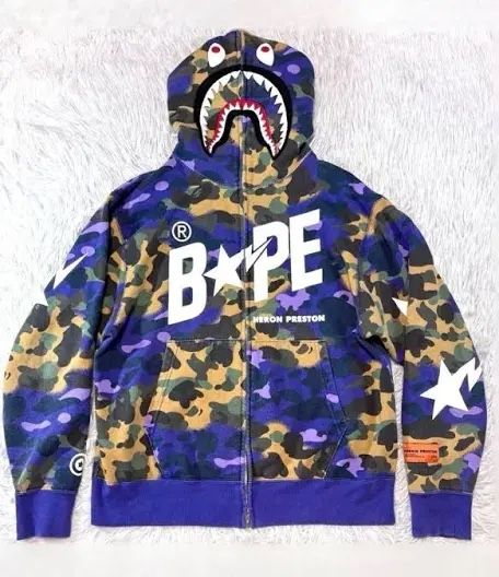 Bape Heron X Preston Hoodie