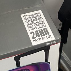 15" Bluetooth Speaker 