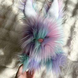 Build A Bear Fluffy Pastel Easter Bunny