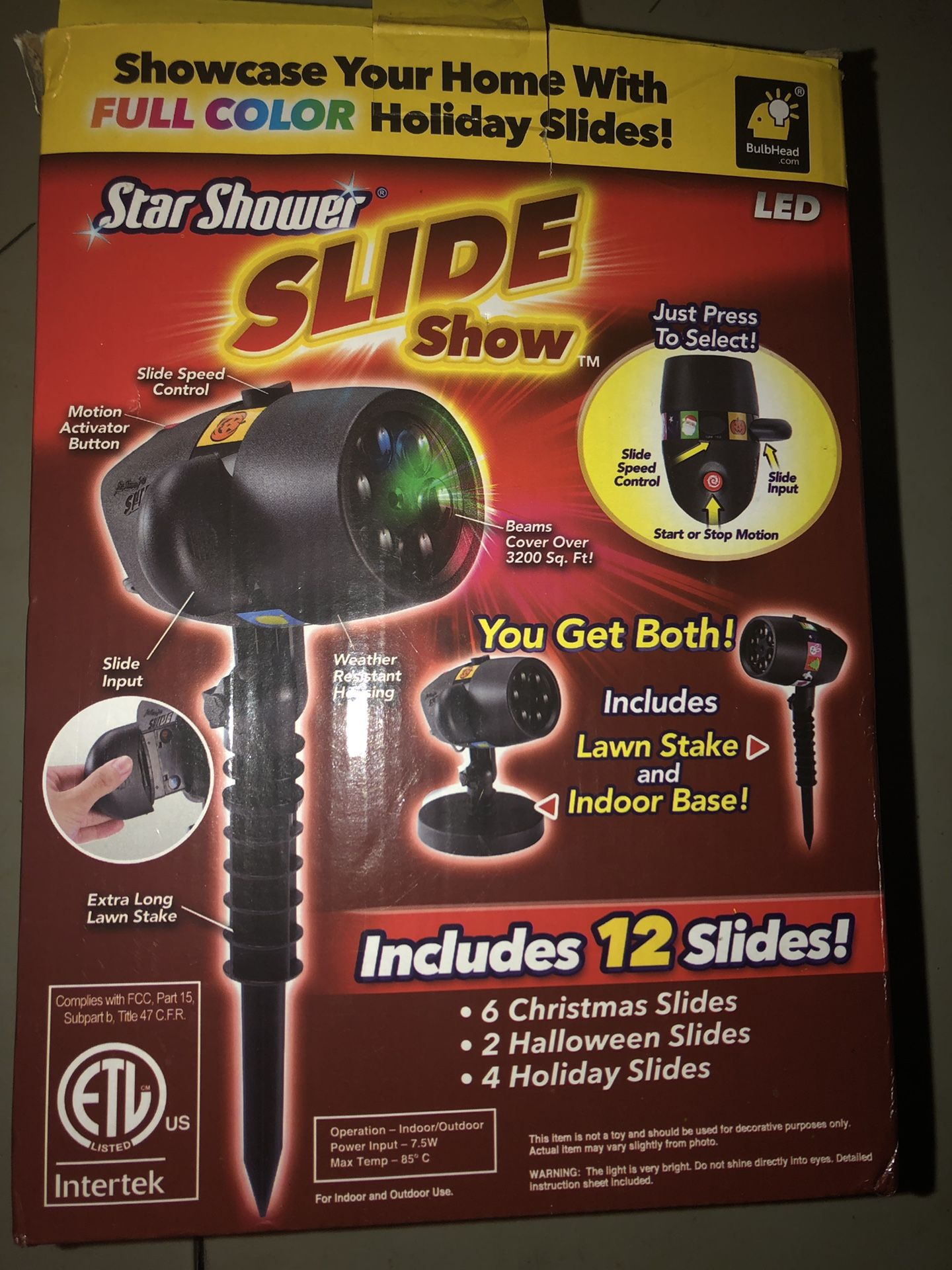 Star shower covers over 3200sq-ft 9 slides