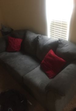 Nice sofa and loveseat.