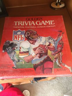 Unopened 1984 football trivia game