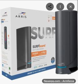 ARRIS SURFboard G34 DOCSIS 3.1 Gigabit Cable Modem & Wi-Fi 6 Router
