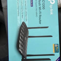 TP Link Extender network, Wifi 5, Gigabit, Mesh, Ethernet Router