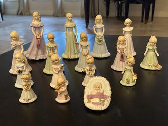 Beautiful Growing Up Girls Figurines By Enesco