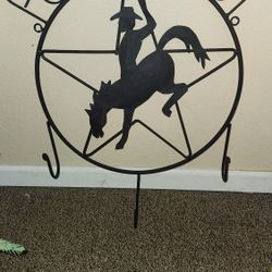 Heavy Duty Metal Cowboy Decpr