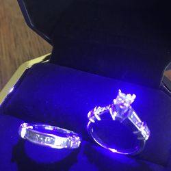 Beautiful Over 2 Carats Real diamonds From Zales, Princess And Baguettes Rarely Worn.