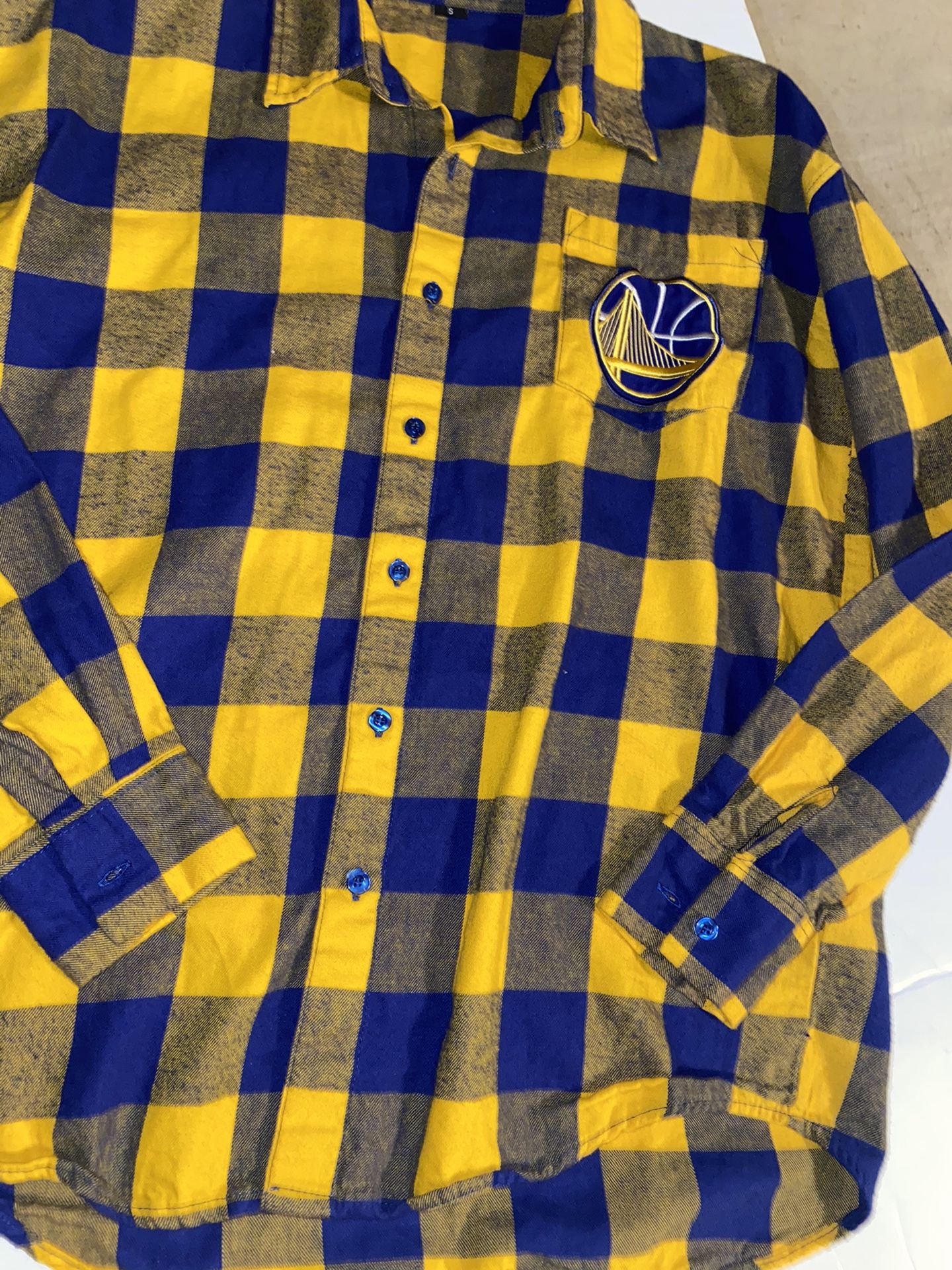 Warriors Plaid Shirt