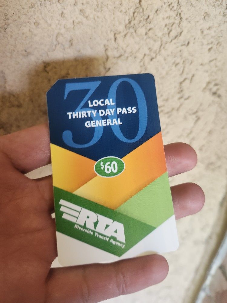 30 Day Bus Pass