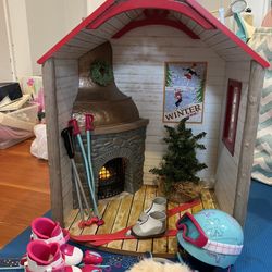 American Girl Doll Winter Ski Set!
