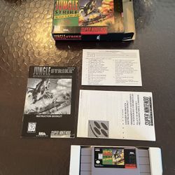 Jungle Strike Complete In Box For Super Nintendo 