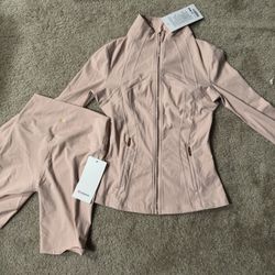 Lululemon Pink Sportswear Set (Brand New)