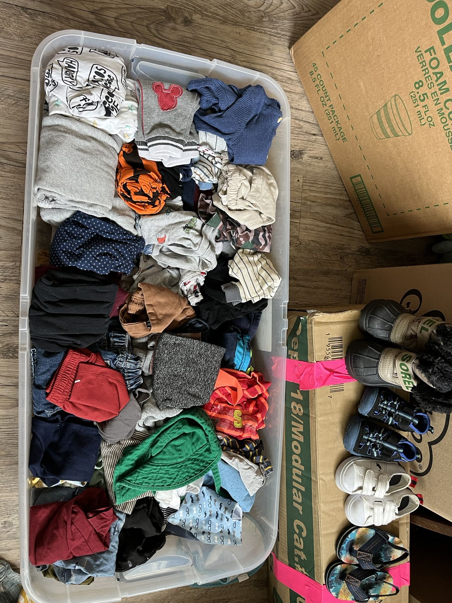 Boys Clothes And Shoes Lot