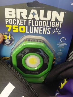 Braun 750 Lumen Pocket Floodlight