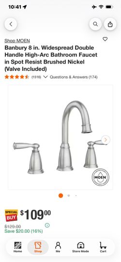 Moen Banbury 8 in. Widespread Bathroom Faucet
