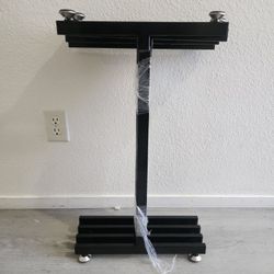 8 Gridwall Base Legs / Feet – Freestanding Grid Wall Panel Floor Stands (Black Metal)