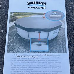 Sihaian 16 Foot Pool Cover With Drain Kit