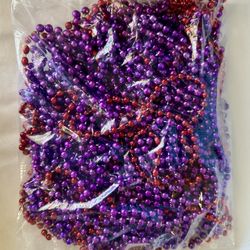 Red Hat Society Color Scheme Necklaces