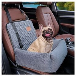 Pet Car Booster Seat Grey