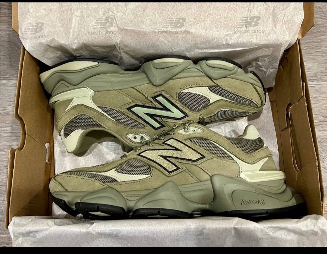 Brand New In Box New Balance 9060 Dark Olivine U9060ZGD Size 9M/10.5W