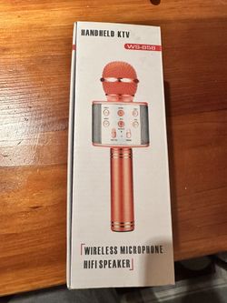 Microphone. Speaker. Karaoke 