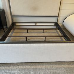 King size metal bed frame