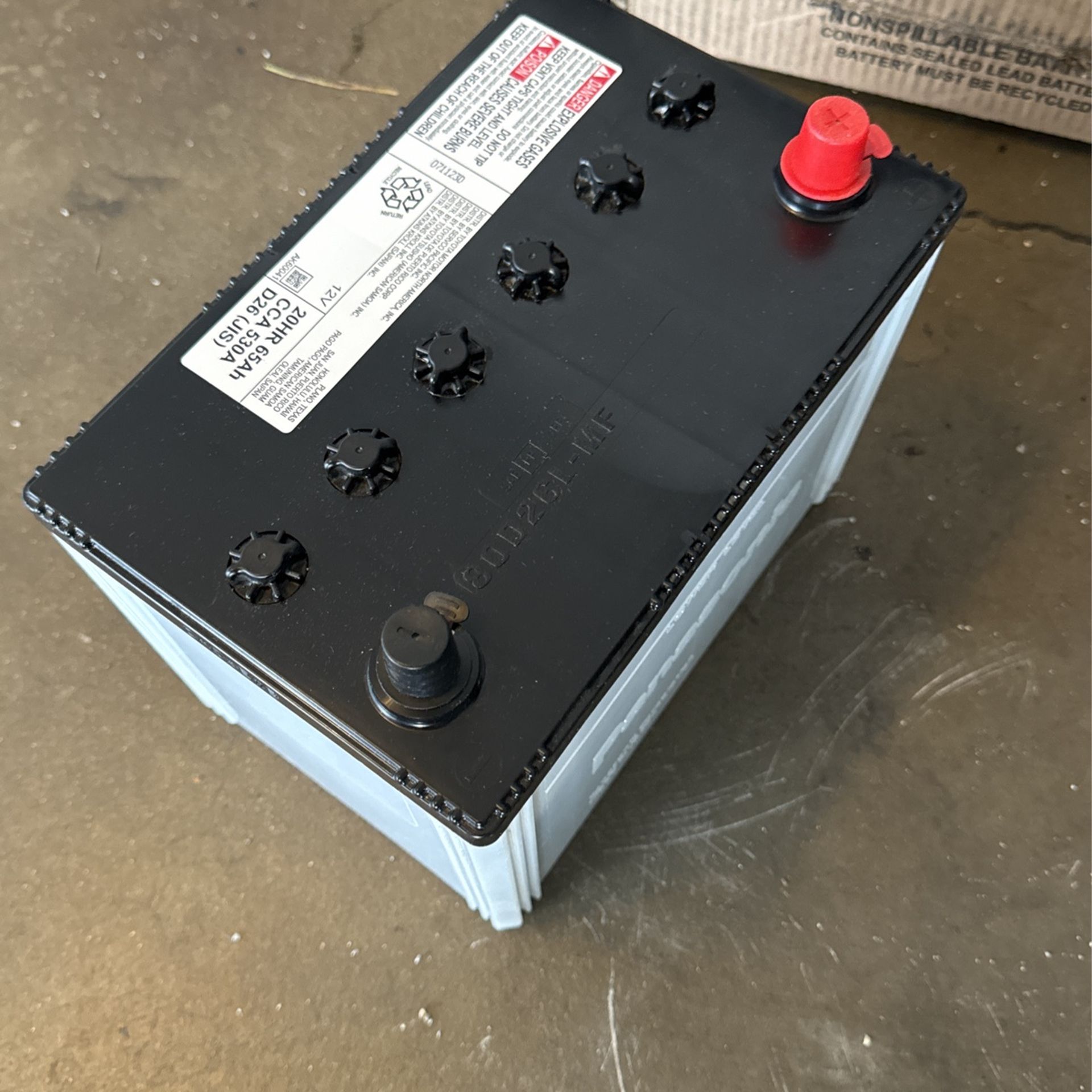 Panasonic Car Battery Group D26 for Sale in Torrance, CA