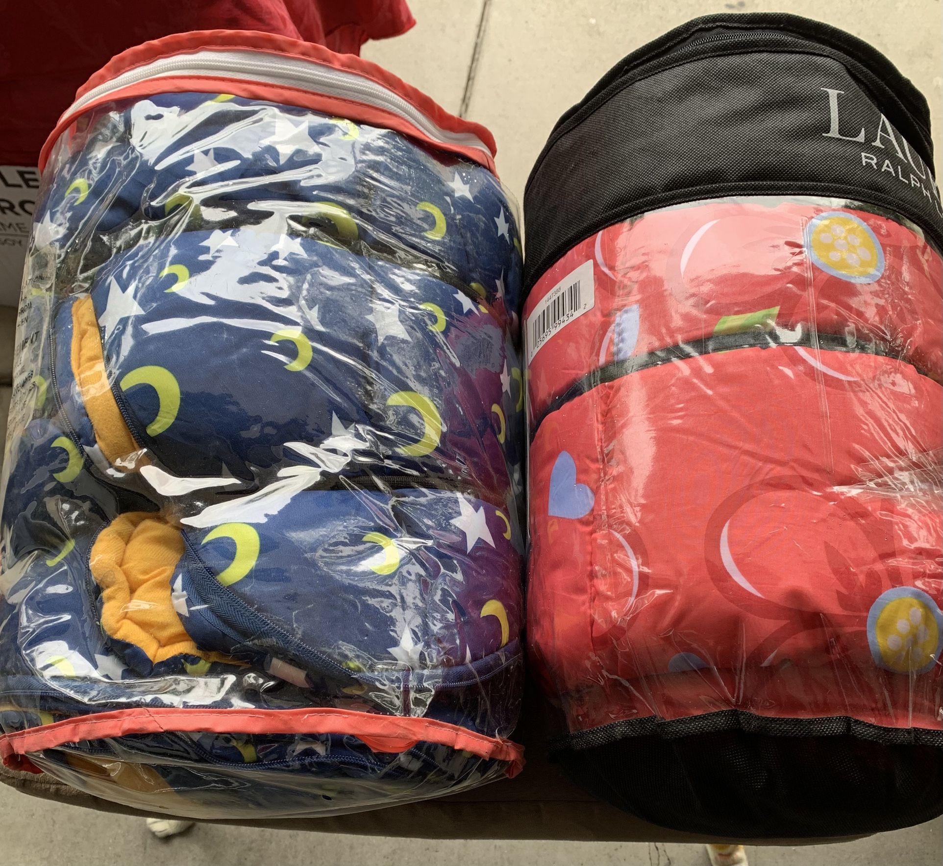 Kids’ Sleeping Bags ( 2 barely Used) Great For Camping