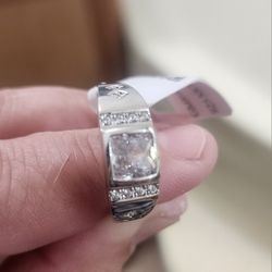9.25 silver ring for men or women size 12
