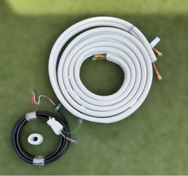 MRCOOL 25 ft. Pre-Charged R454B 1/4 × 3/8 Line Set w/ Pro Cable for 5th Gen DIY
