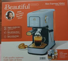 New Beautiful Slim Espresso Maker