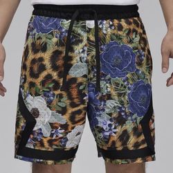 NWT Air Jordan Mesh Diamond Shorts Dri Fit Sport Mens Small Floral FQ2945-457