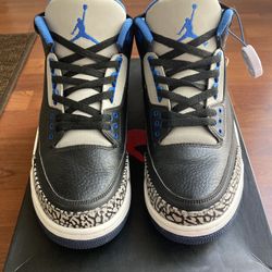 Nike Air Jordan III 3 “Sport Blue” Sz 9.5