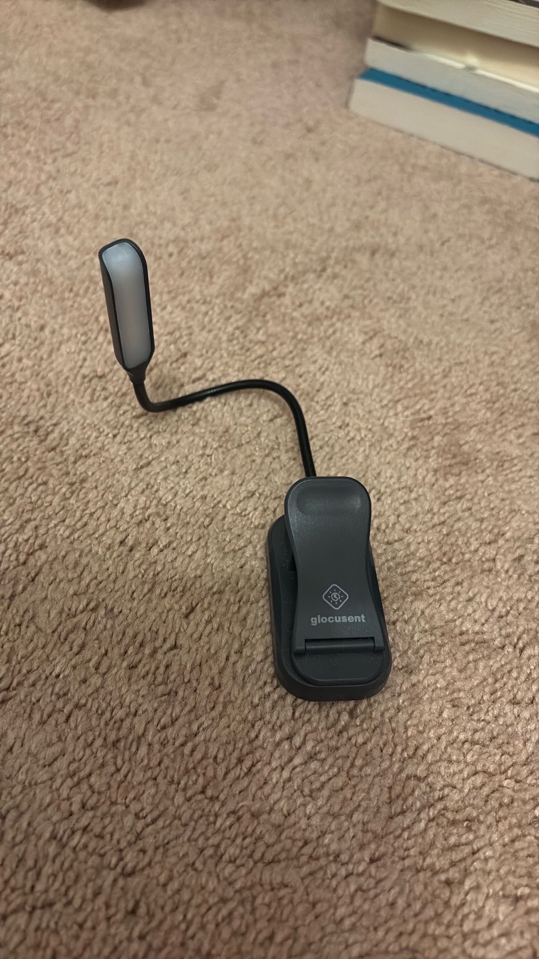 Black Glocusent Reading Light