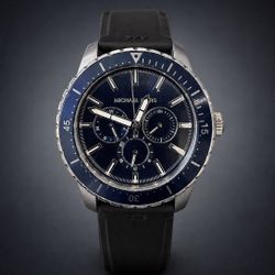 Michael Kors Cunningham Blue Dial Men’s Watch 