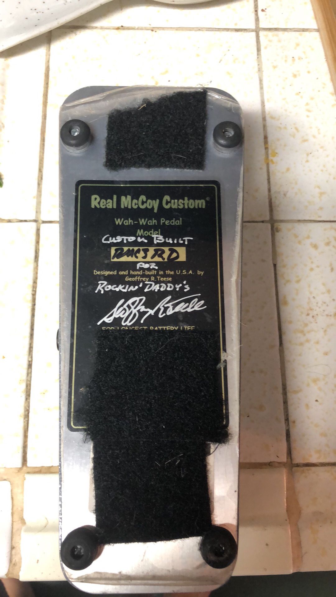 Real McCoy Roy Wah Guitar Pedal