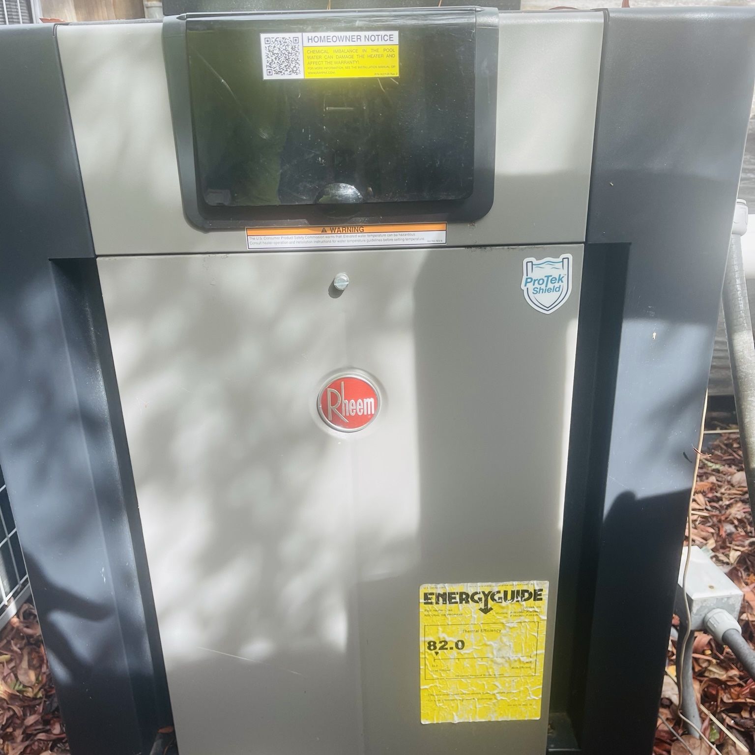 Rheem Pool Heater Natural Gas for Sale in Fairfield, CA - OfferUp