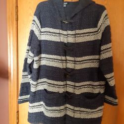 Womens Plus  size 1X, Chaps Sweater Jacket  