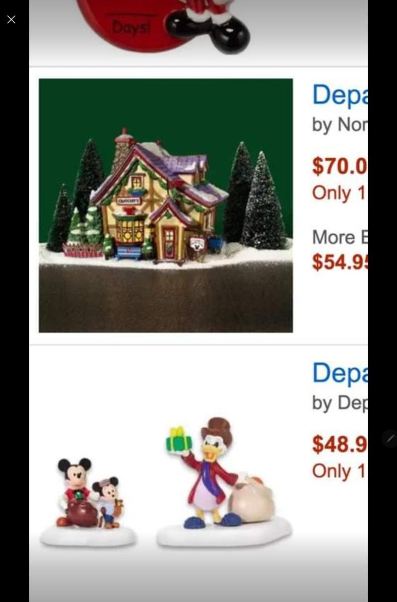 Department 56 Disney Scrooge North Pole Series