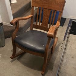 Antique Oak Rocker