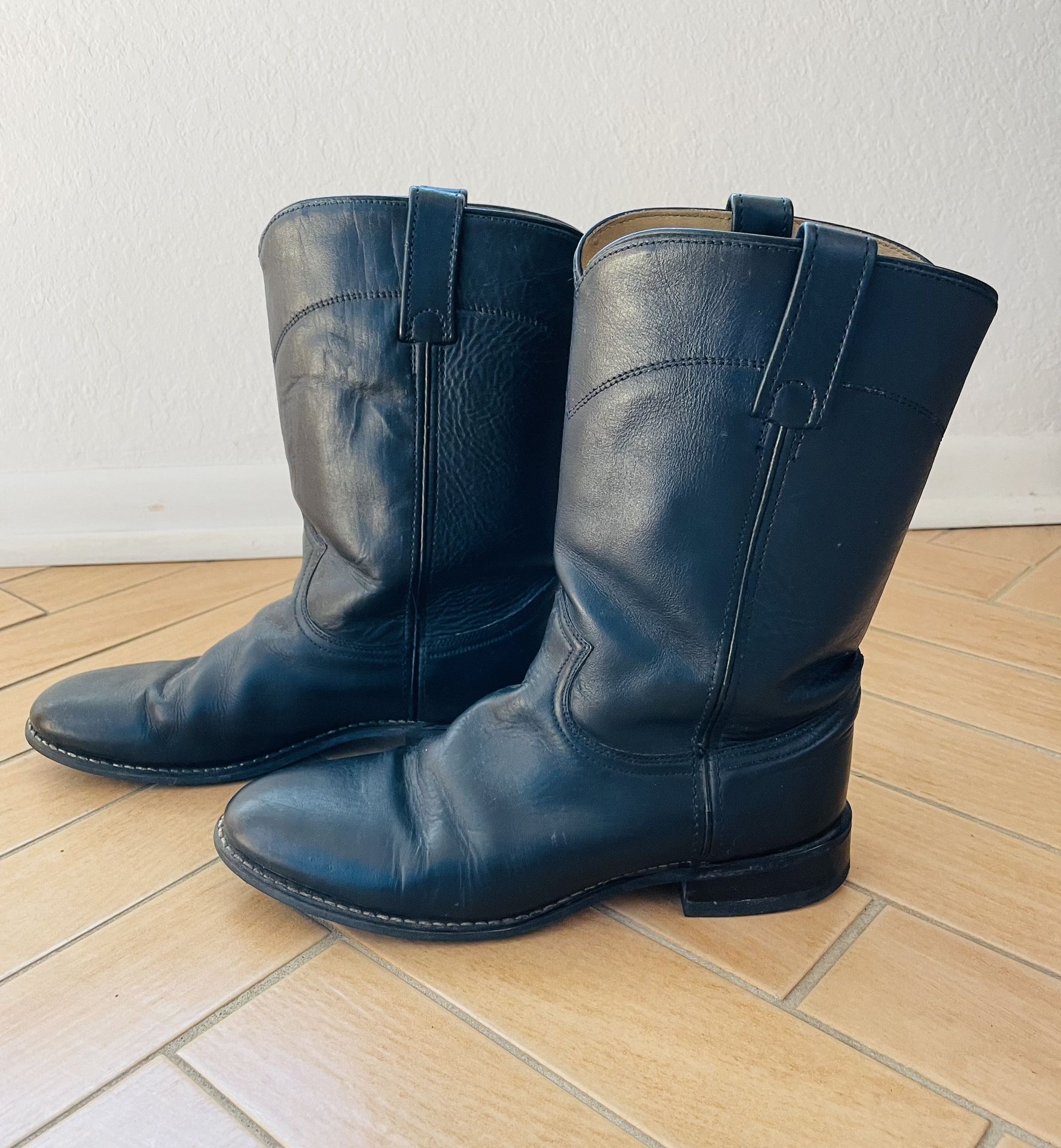 Black Leather Boots