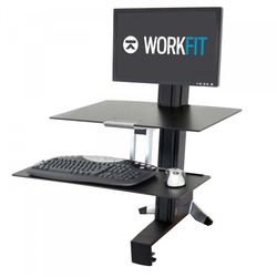 Ergotron Workfit-S Sit / Stand Work Station Single Monitor