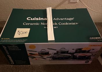 Cuisinart 11-Piece Advantage Ceramic Nonstick Set
