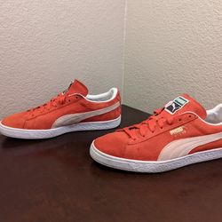 PUMA Suede Classic Mens Size 10.5 US Red Suede Casual Sneakers Shoes 352634-65