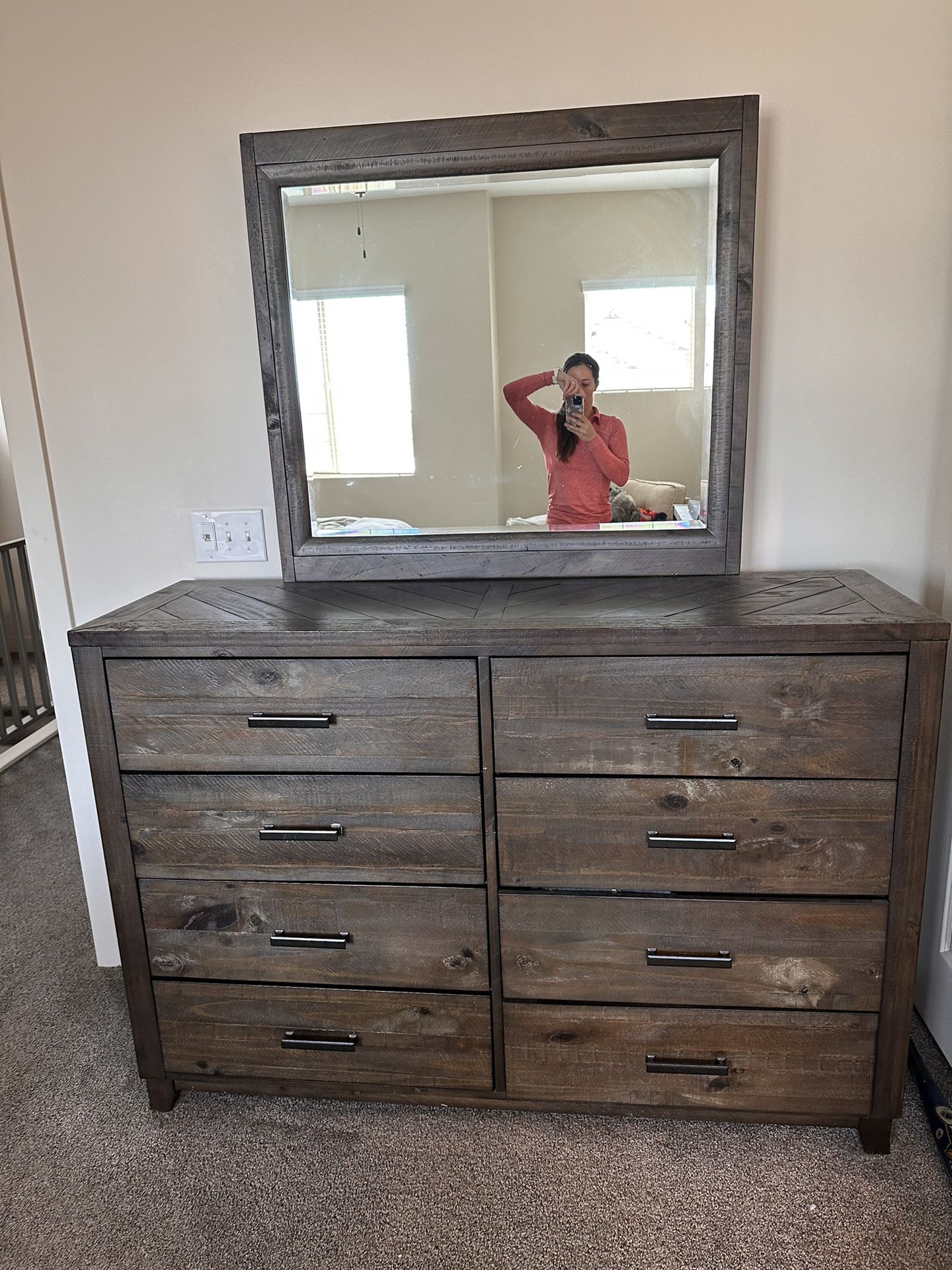 8 Dresser Drawer With Mirror