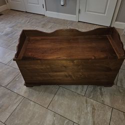 Solid Walnut Chest Made By Grover Hoch 1993